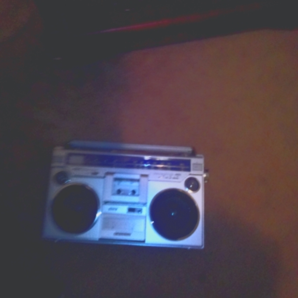 Old school boombox